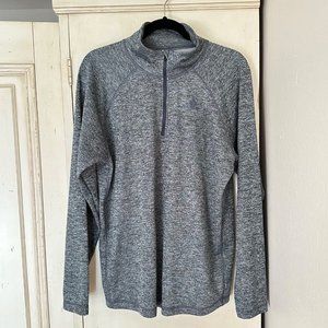 Adidas Climalite L Gray Athletic Pullover